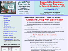 Tablet Screenshot of locustpark.com